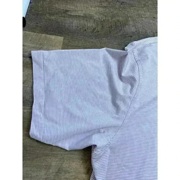 Peter Millar Summer Comfort Pink White Striped Men's XXL Polo Short Sleeve Golf - Picture 4 of 11